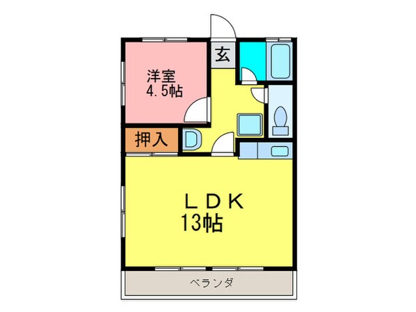 ローレルコーポの物件間取画像